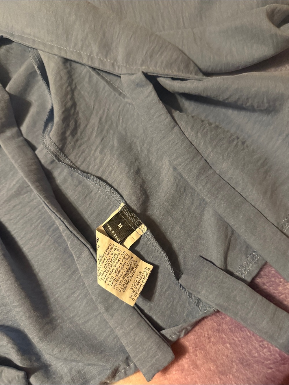 Soft blue gray Women's Top - Medium